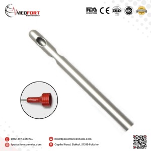 One Central Hole two Leteral Hole Cannula 60cc Syringe Fitting				