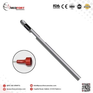 Three Port Spiral Holes Cannula 60cc Syringe Fitting				