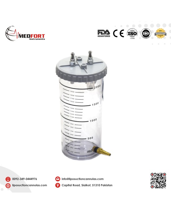 Canister 2000ML Suction Jar