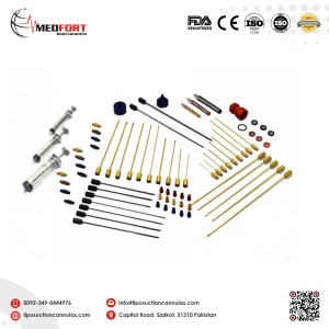 Fat Grafting and Liposuction Cannulas Set