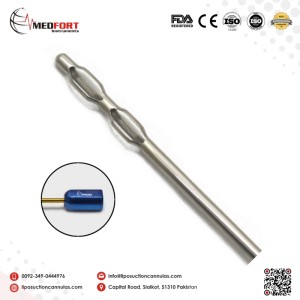 Double Basket Cannula Special Luer Lock			