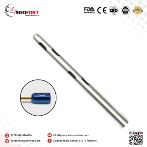 Six Port Spiral Holes Cannula Special Luer Lock			