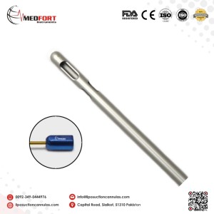 Three Ports Pyramid Cannula Special Luer Lock			