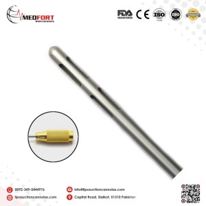 Double Mercedese Cannula Threaded Fitting				