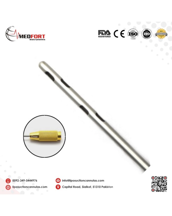 Six Port Spiral Holes Cannula Threaded Fitting			
