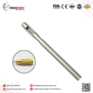 Three Ports Pyramid Cannula Threaded Fitting			