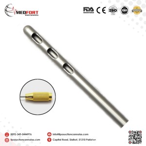 Triple Port Cannula Threaded Fitting			